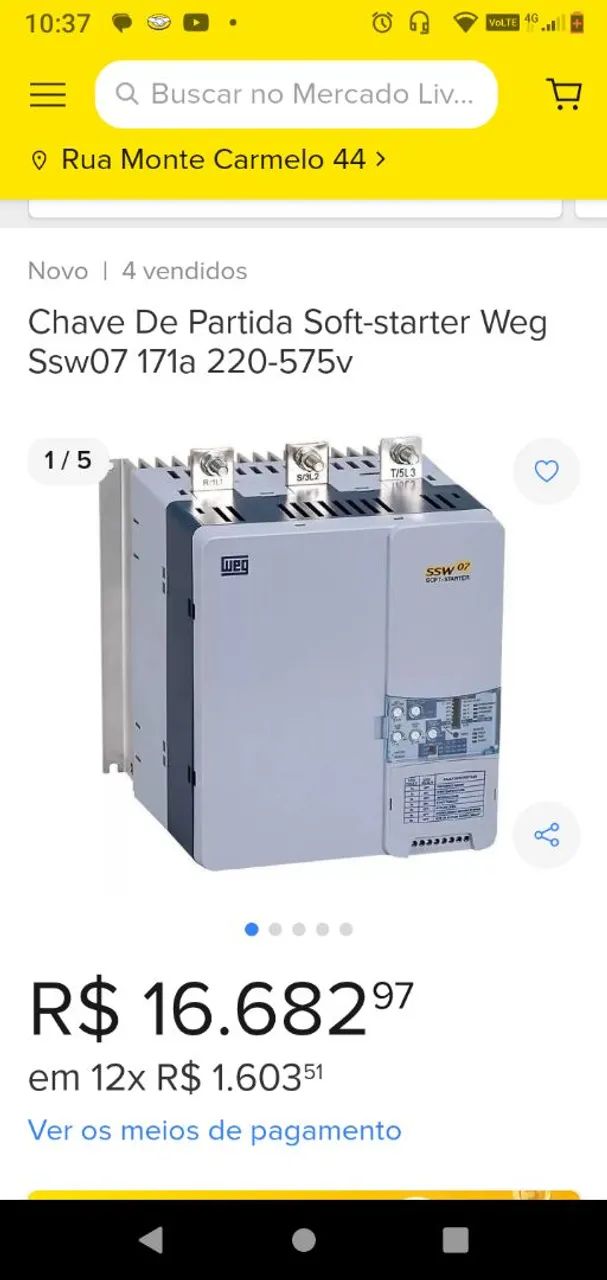 Chave de Partida Soft-starter 8.500,00 - Foto 2