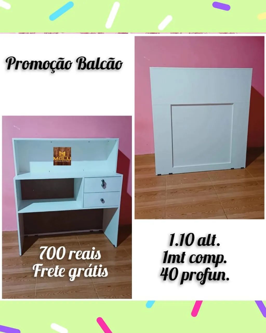 Balcão Promocional com Frete Grátis
