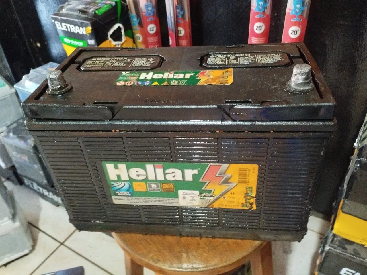 Bateria meia vida de 100 ah