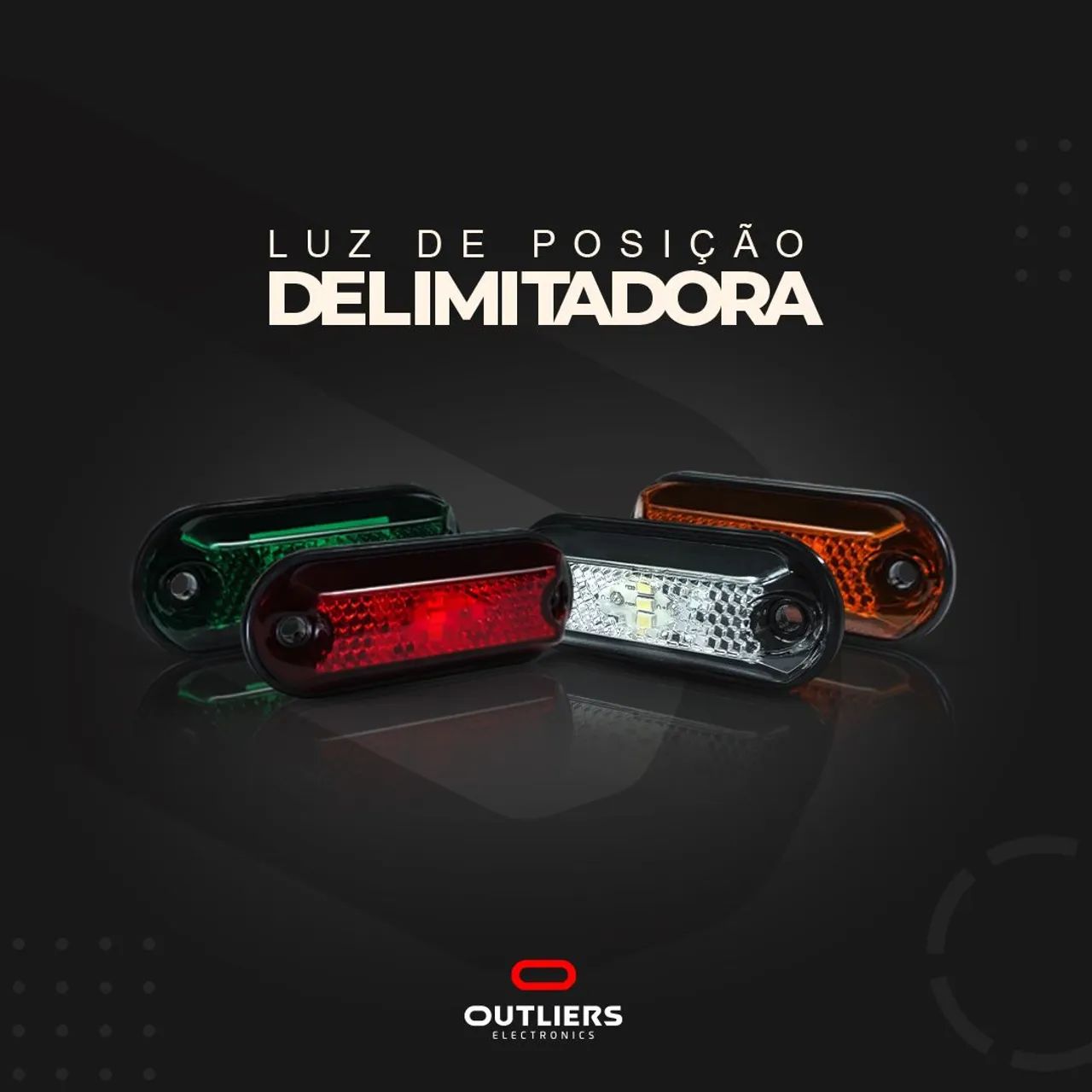 Luz de Posição Delimitadora para Caminhão - Foto 2