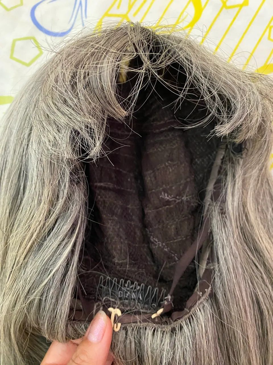 Peruca Lace platinada  - Foto 4