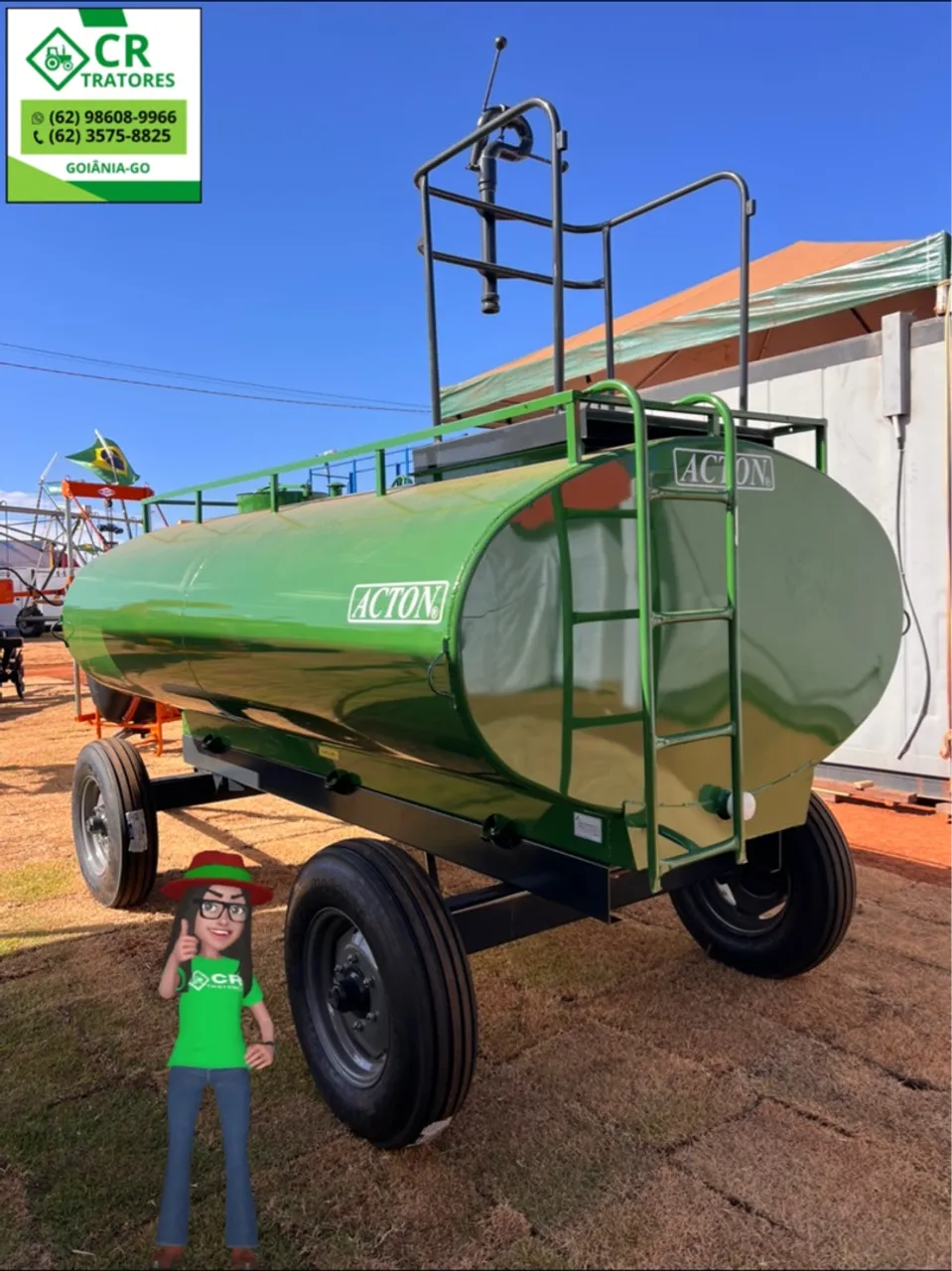 Carreta Tanque Agrícola 4.200 Litros , Acton - 2025