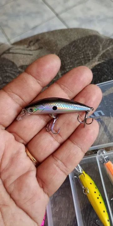 Kit de 5 isca artificial de pesca  - Foto 4