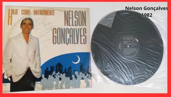 Disco de Vinil Nelson Gonçalves - Albúm Hoje Como Antigamente 1983 - Foto 2