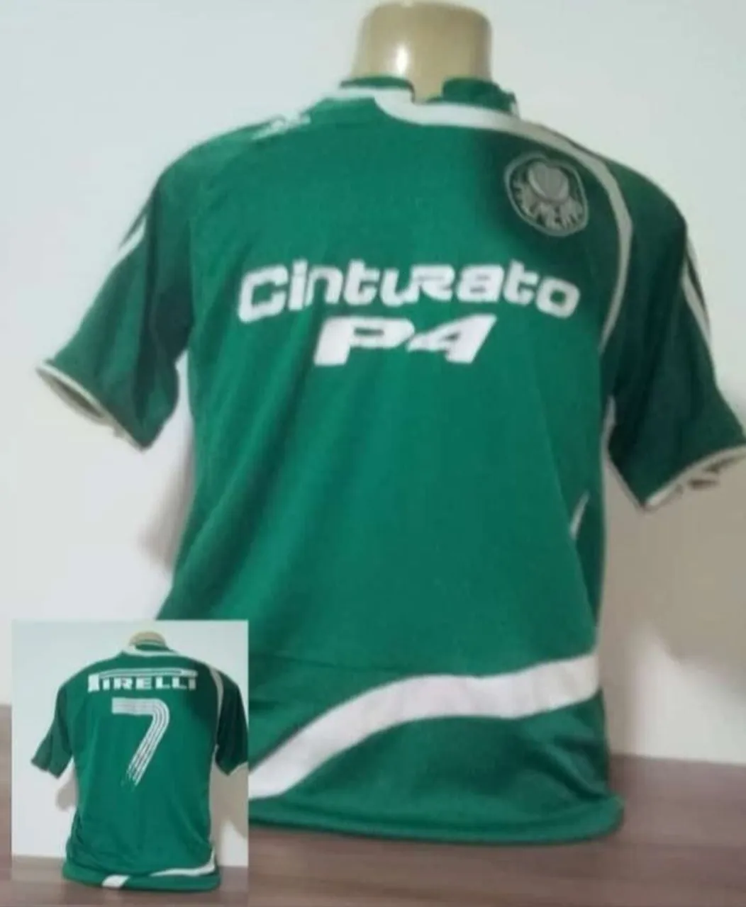 Lote três(3) camisas originais Palmeiras-SP adidas. 