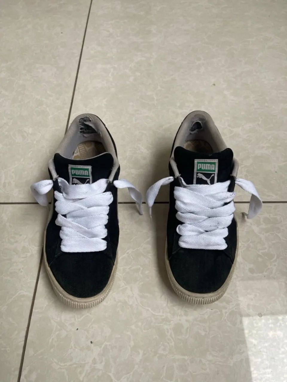 Puma Suede Classic Black White