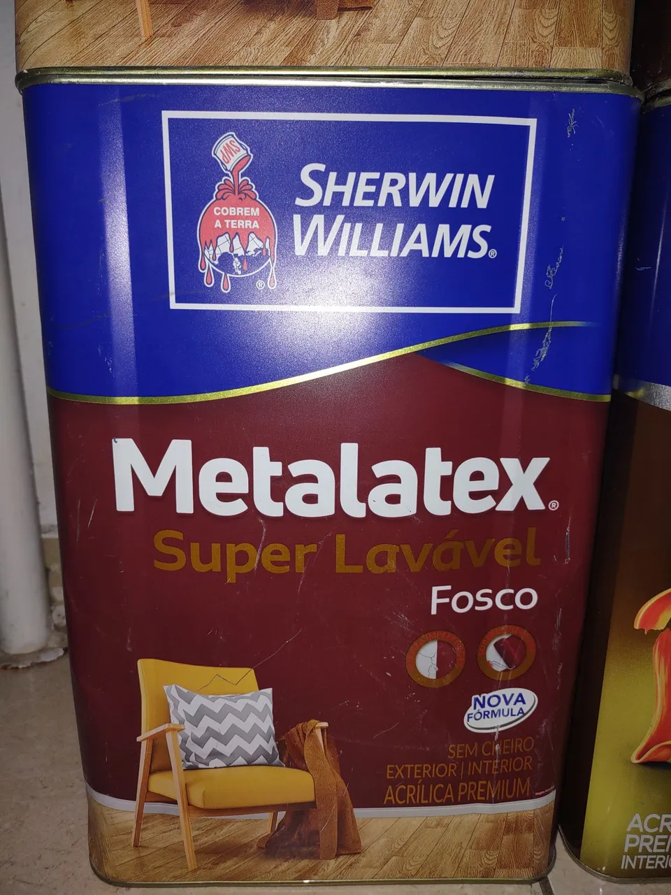 Tinta Metalatex Super Lavável, Branco Fosco Sherwin Williams