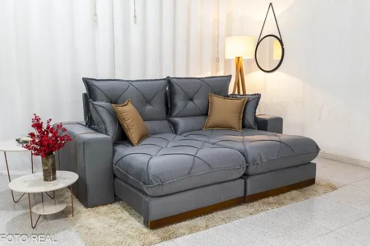 Sofá Retrátil e Reclinável Gran Bello 2,50m Produto Novo!! Pronta Entrega!! - Foto 3