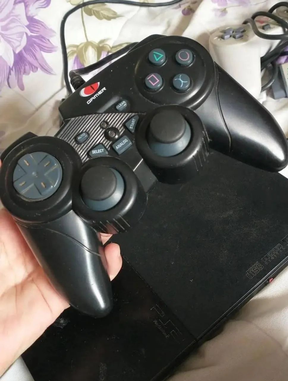 Playstation 2 Completo com 80GB + 2 Controles - Foto 2