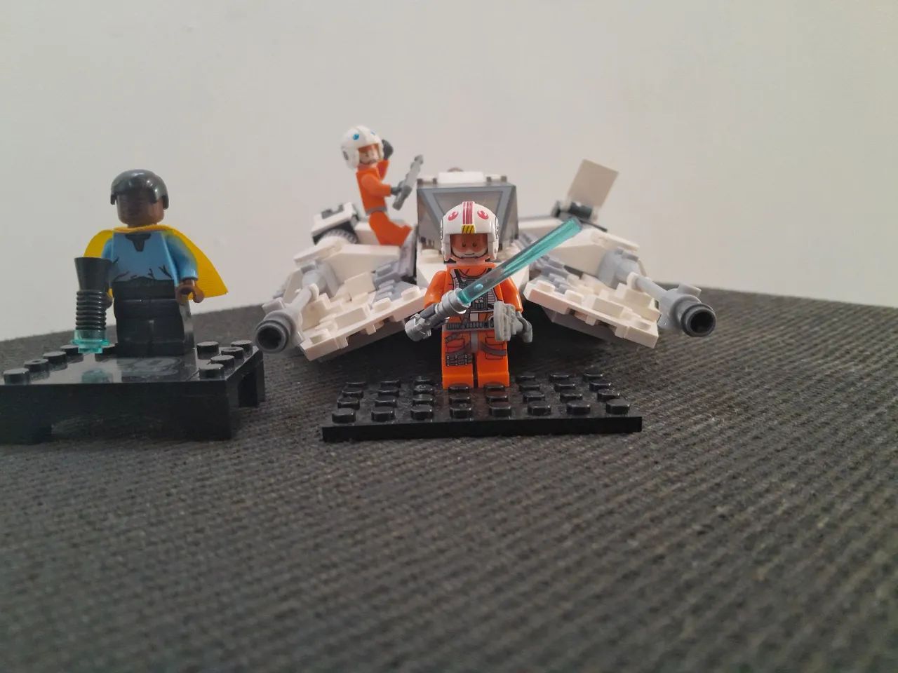 Blocos de montar star wars nave snowspeeder