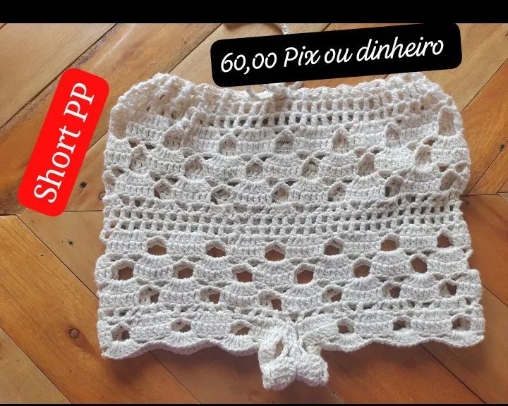 Shorts Crochê  - Foto 3