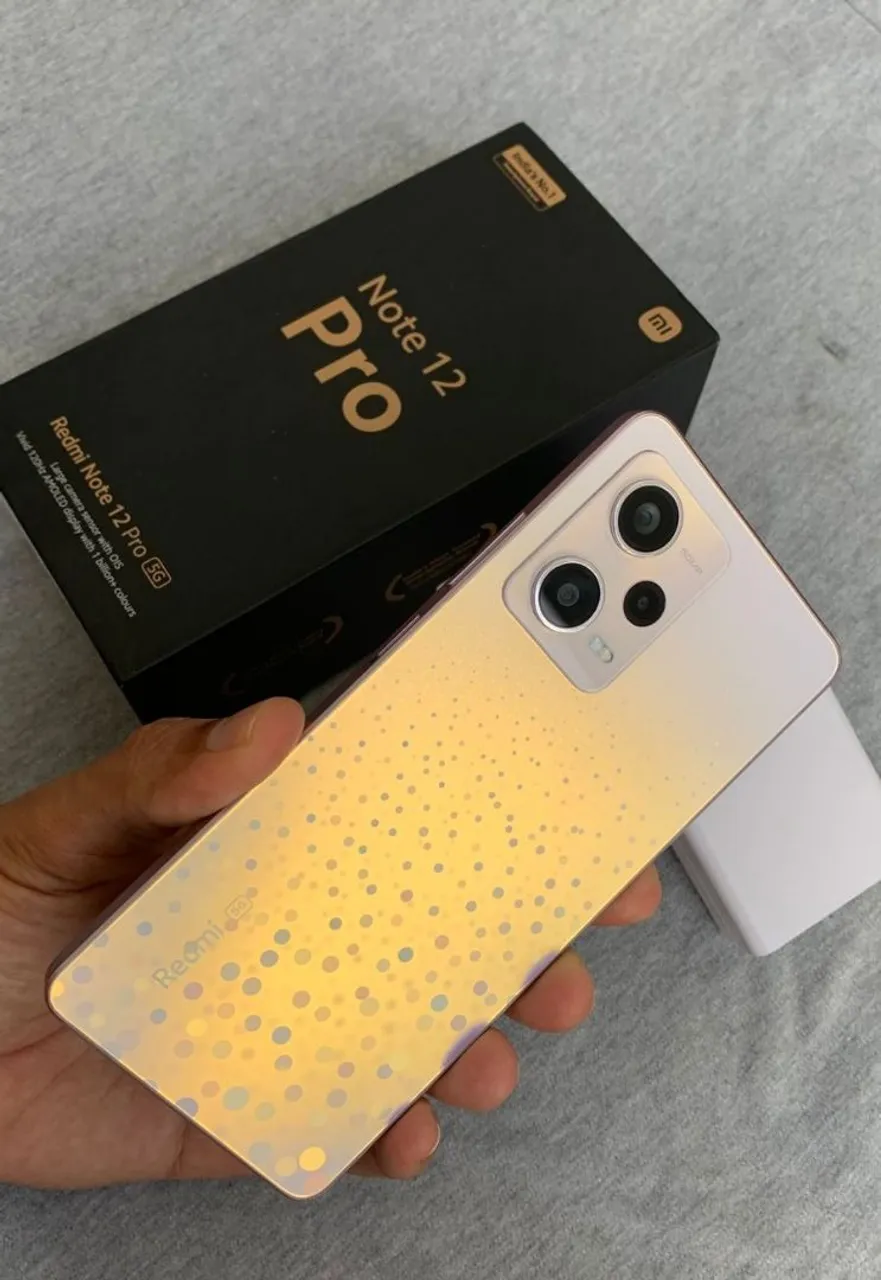 Note 12 Pro 5G Gold 120Htz 128gb 8+8 Ram