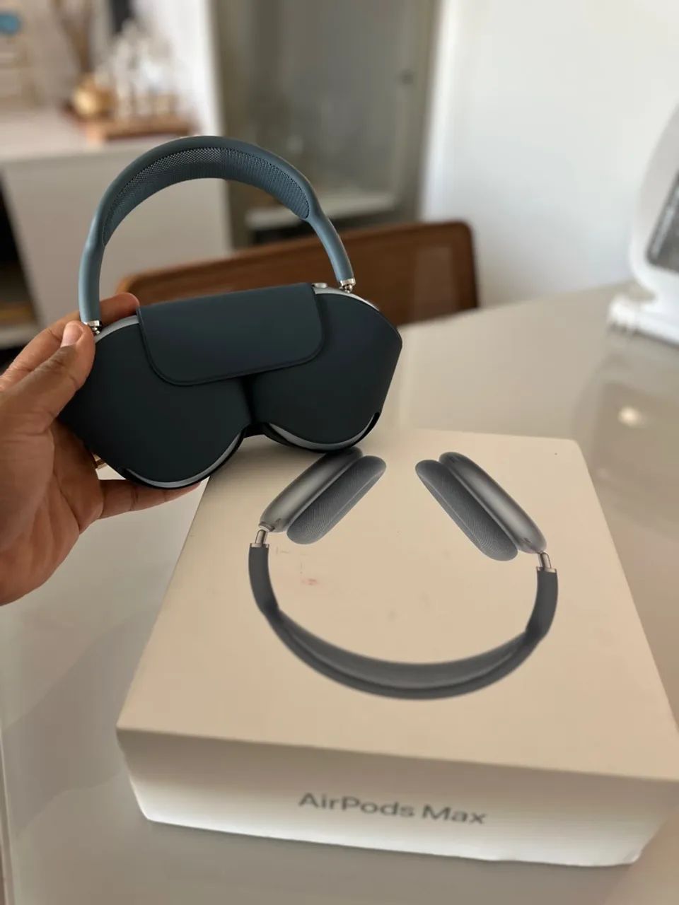 AirPods Max - Azul -  FOI USADO POUCAS VEZES  - Foto 3