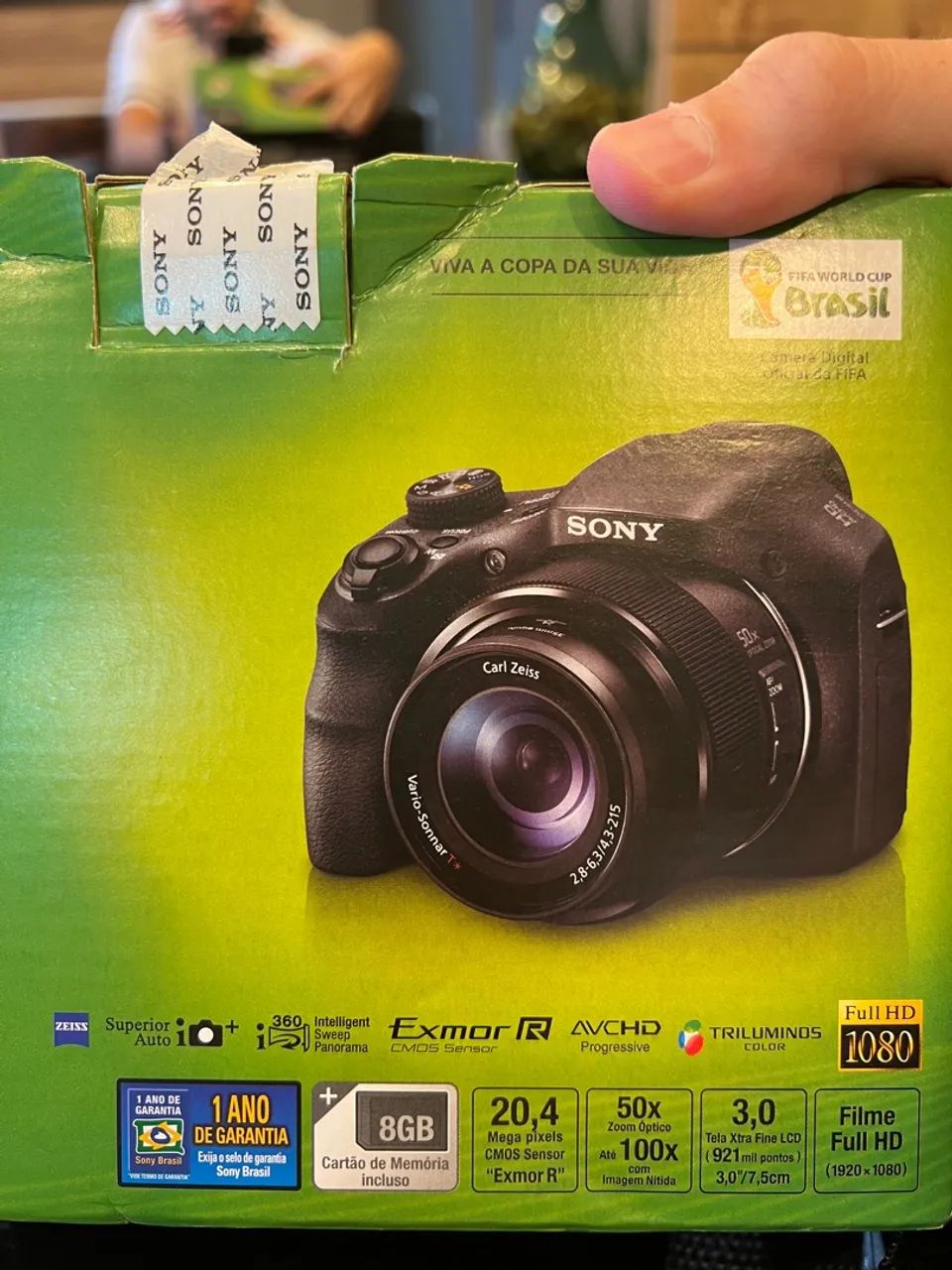 Câmera Sony Cyber Shot DSC HX300 - zoom 50x - Câmeras e Filmadoras