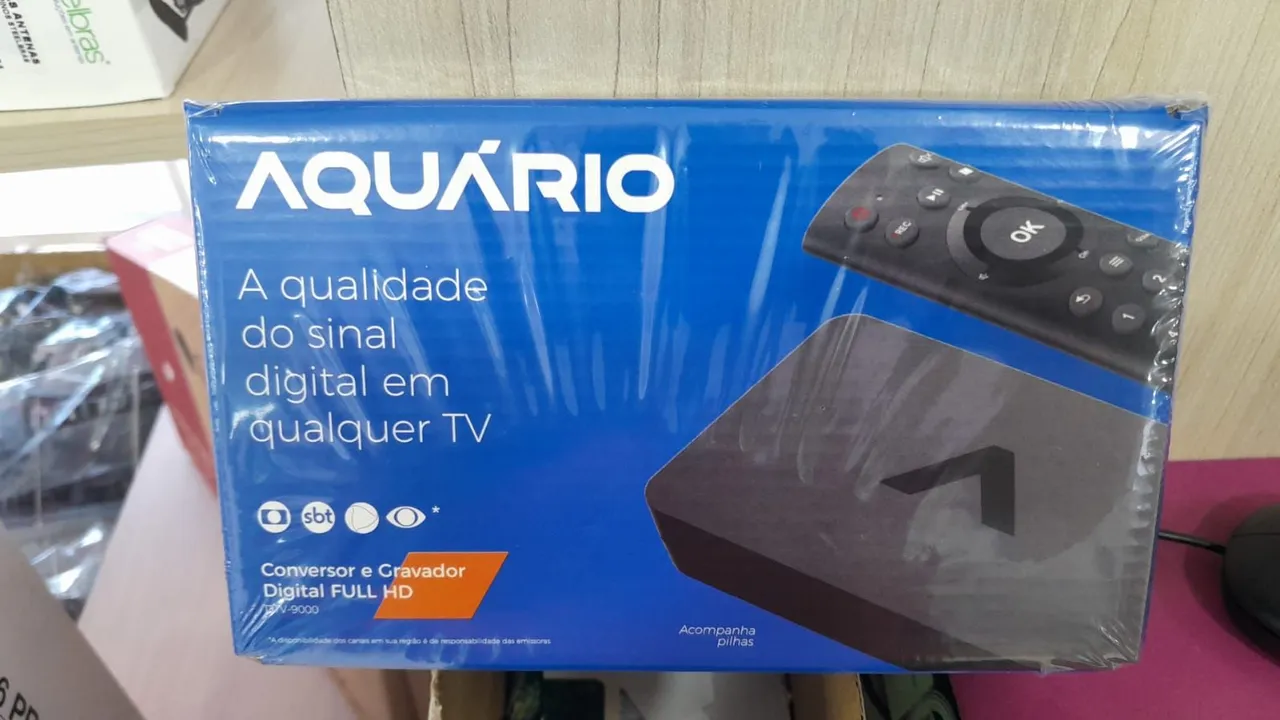 Conversor Digital Aquarius com Controle remoto- Entregamos 
