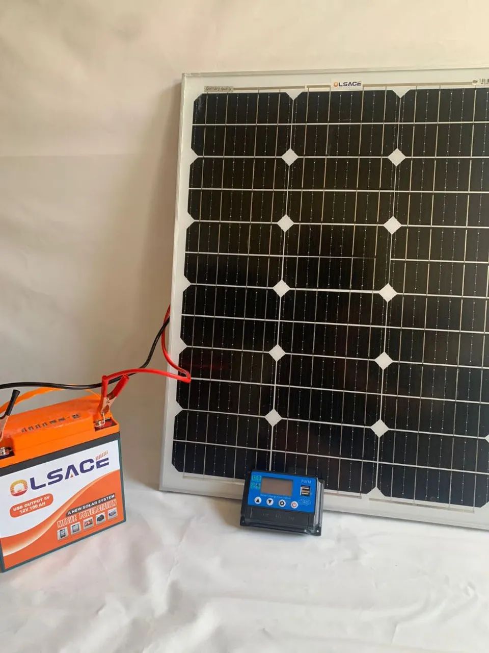 Kit Solar Completo - Painel, Bateria e Inversor de 1.000W