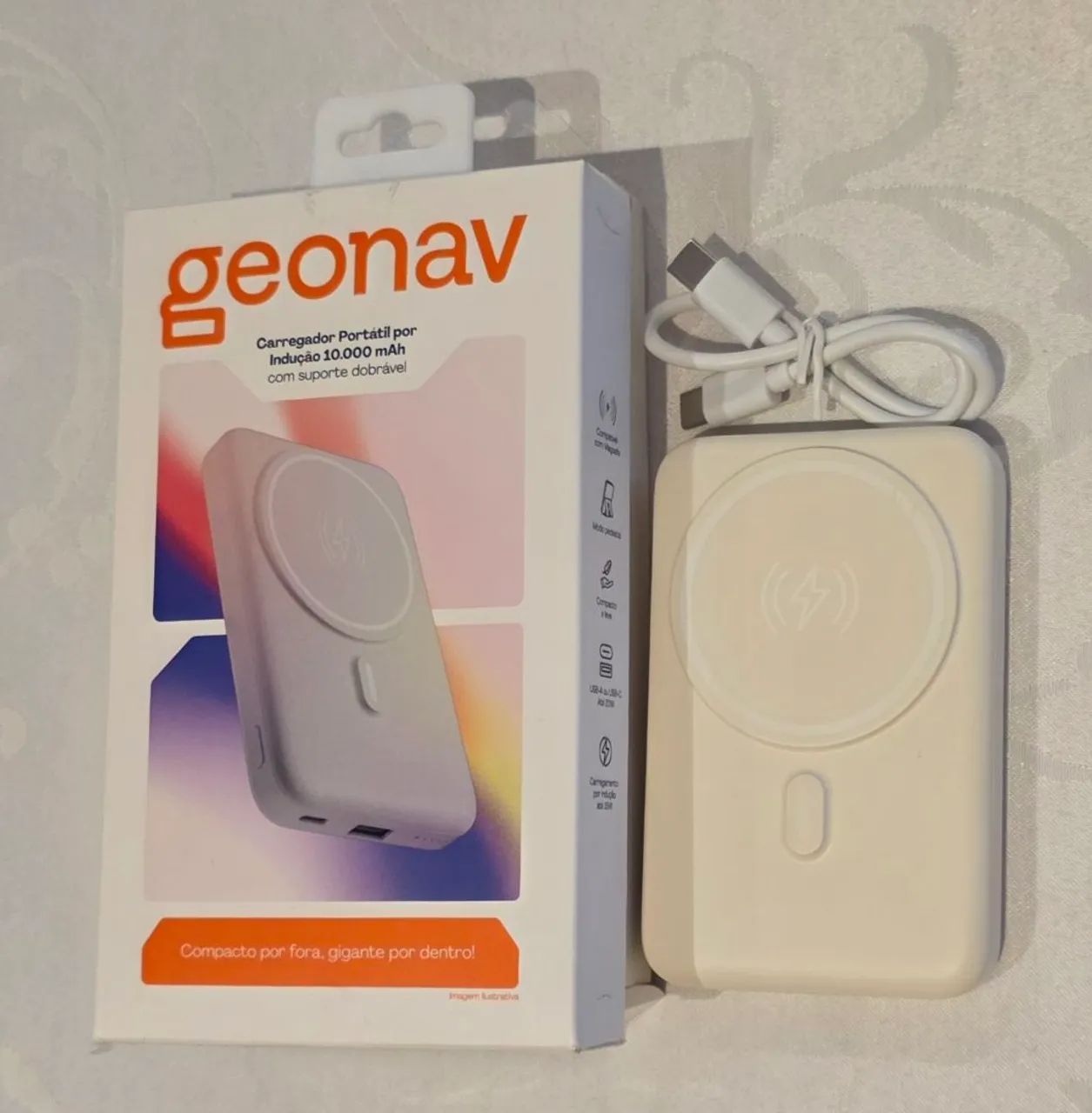 Bateria externa magsafe para Iphone Geonav 10.000mah