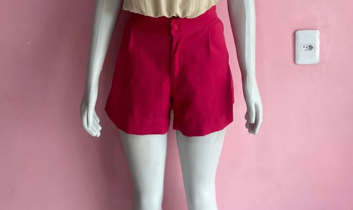 Shorts Feminino Vermelho