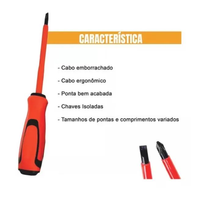 ? Kit Chaves Isoladas para Eletricista - BOMVINK! - Foto 4