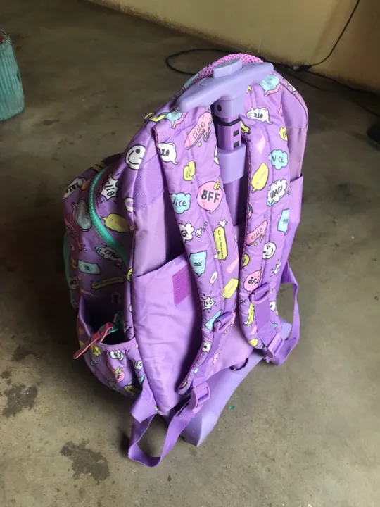 Mochila escola com rodinhas