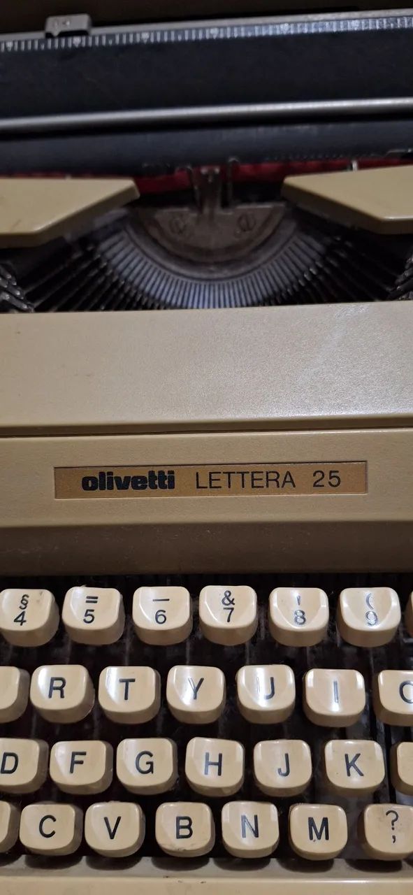 MAQUINA DE ESCREVER Olivetti LETTERA 25 BAG BOLSA 