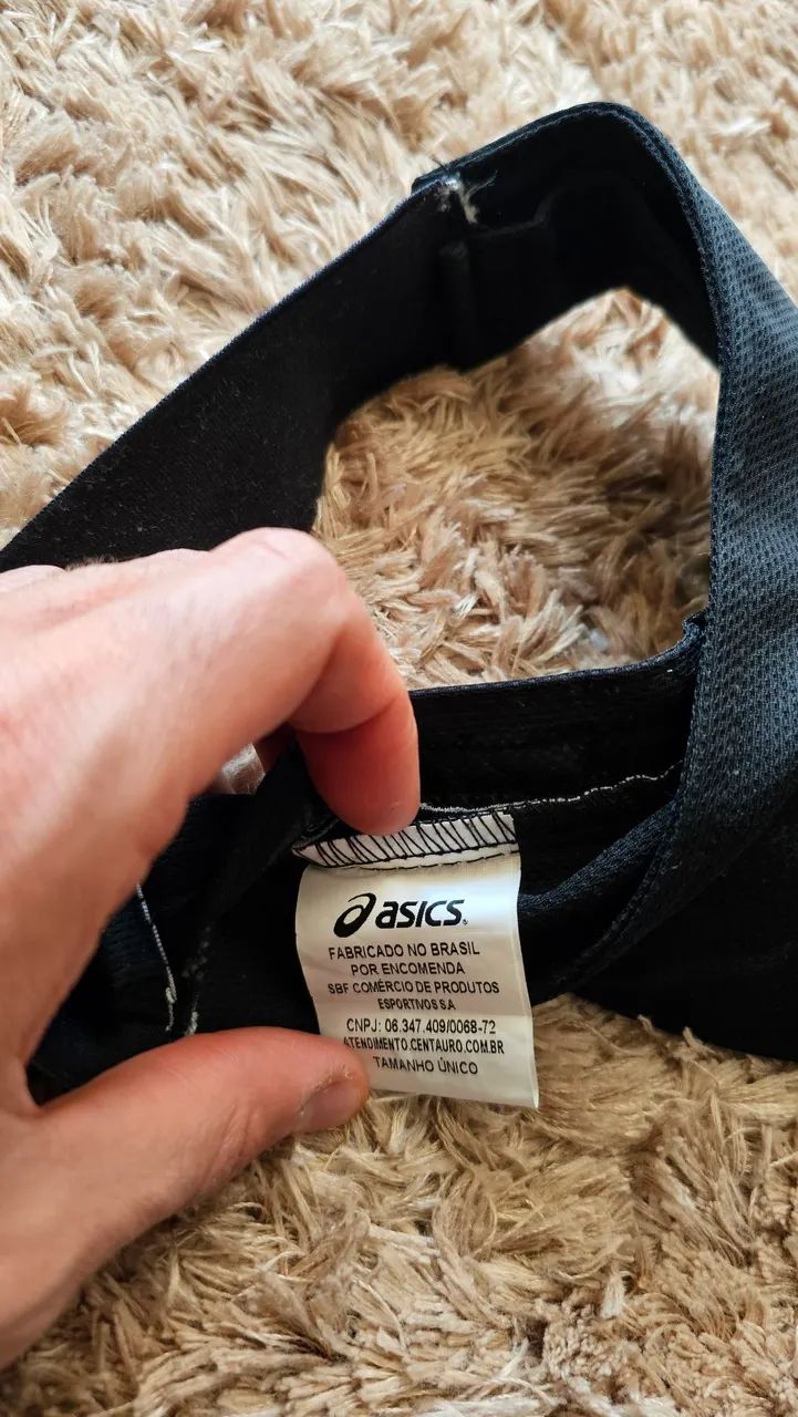 Viseira Asics Preto Original - Foto 4