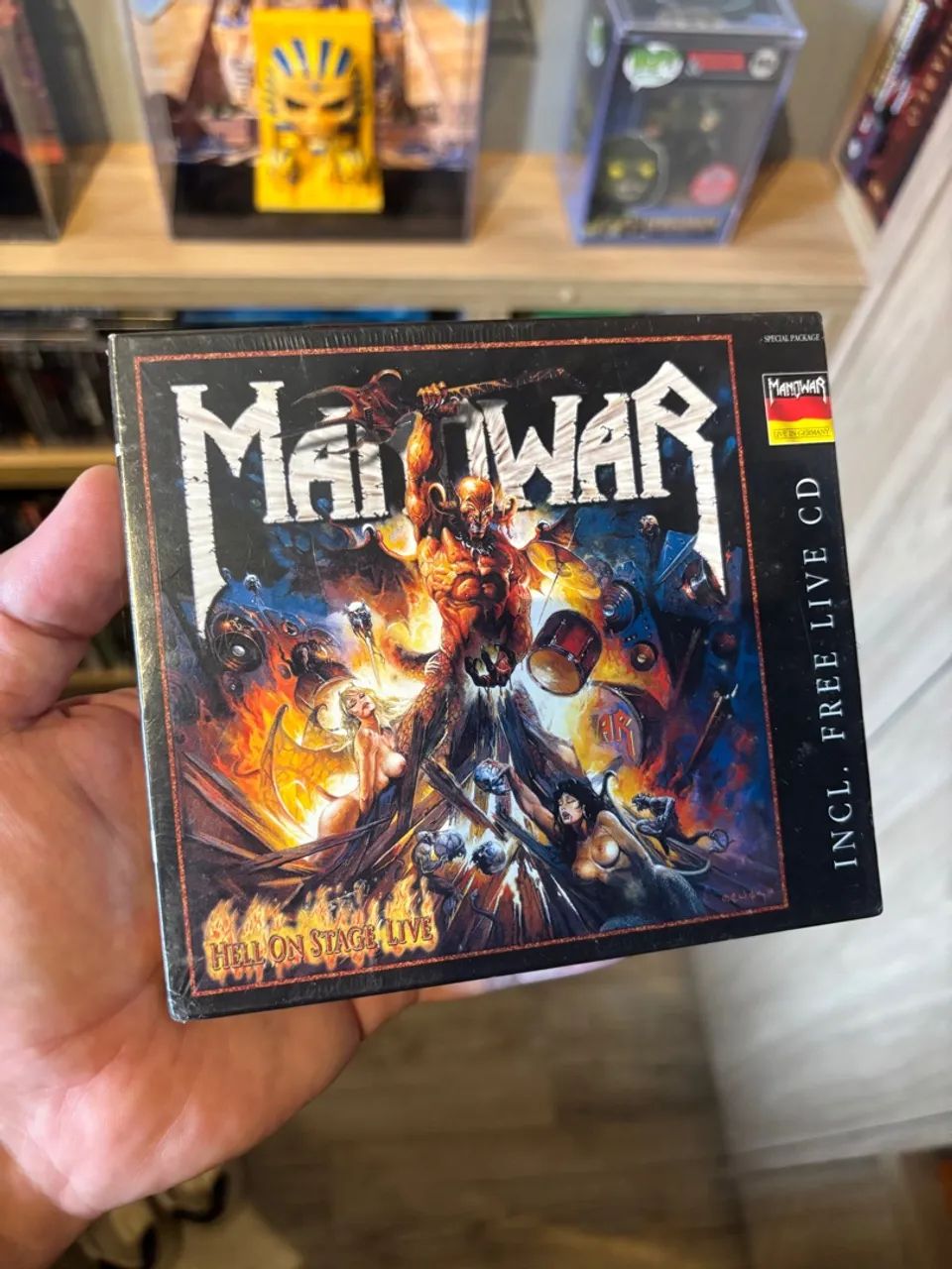 CD Manowar - Hell on Stage Live (Special Package)
