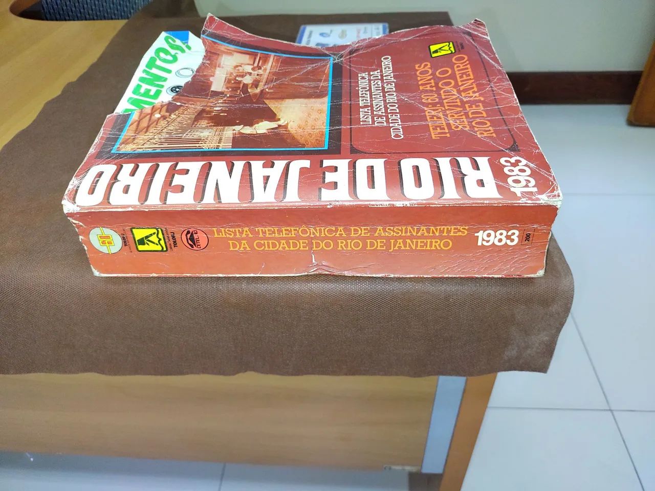 Lista Telefônica da cidade do R.J., ano 1983, antiguidade, original. - Foto 2