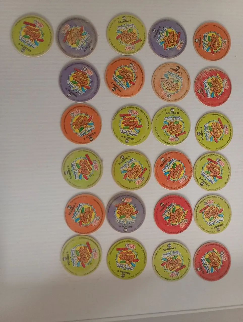 Super Lote Magic Tazos Tiny Toon Elma Chips 60 un - Foto 5