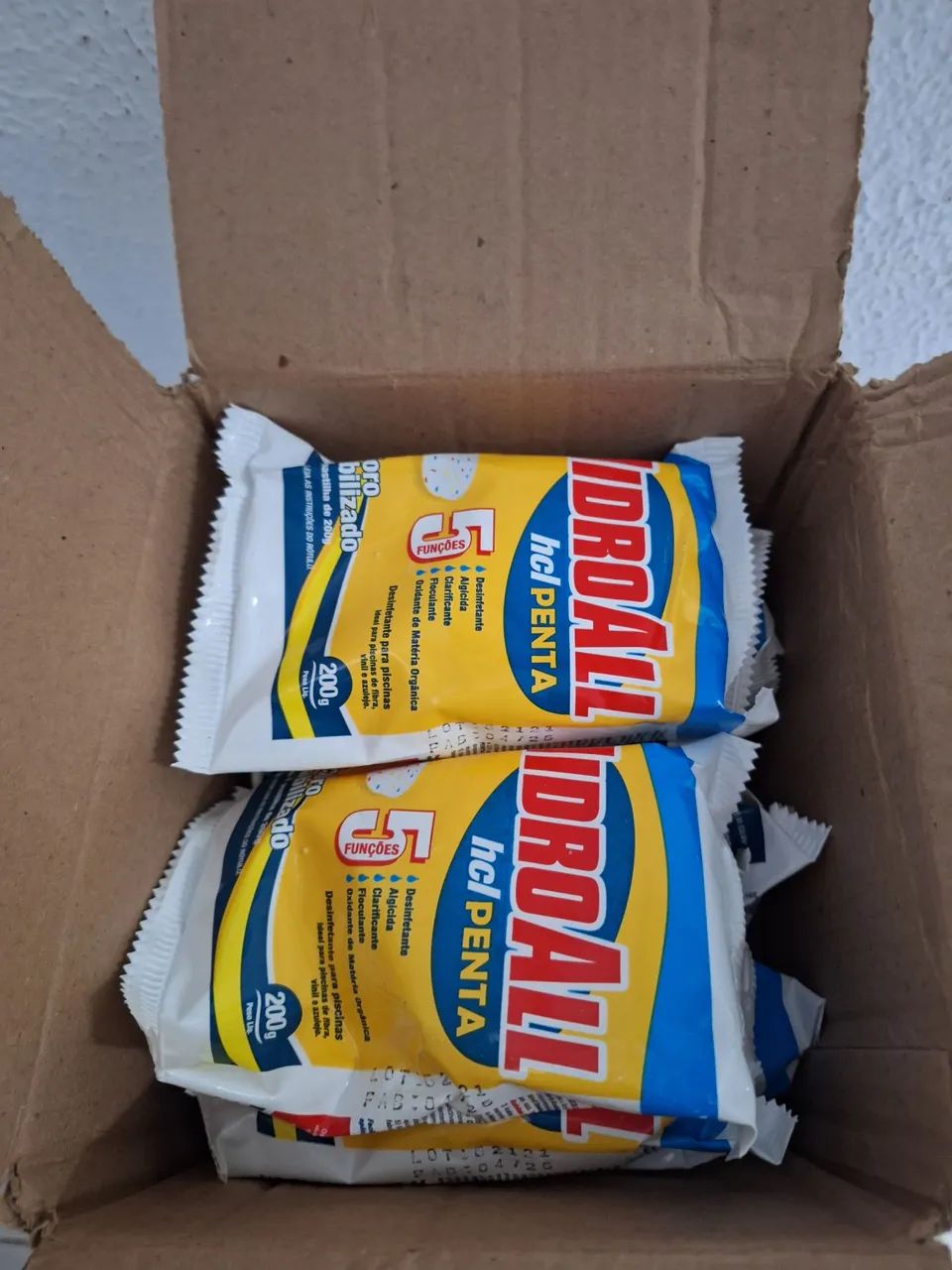 Pastilhas Hidroall hcl PENTA - Limpeza e Desinfecção de Piscinas - Foto 2