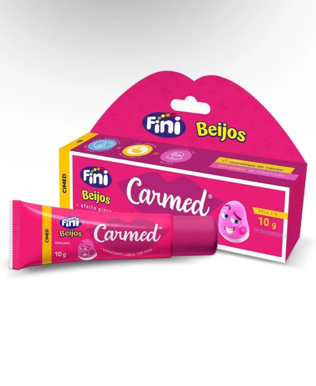 Fini Carmed - Hidratante Labial com Cor Rosa