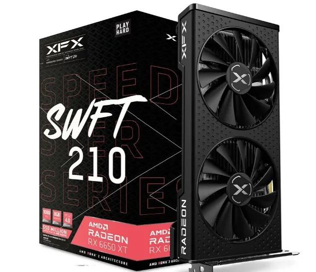 PLACA DE VÍDEO RX 6600 XFX SPEEDSTER SWFT 210 - SUCATA / DEFEITO - Foto 2