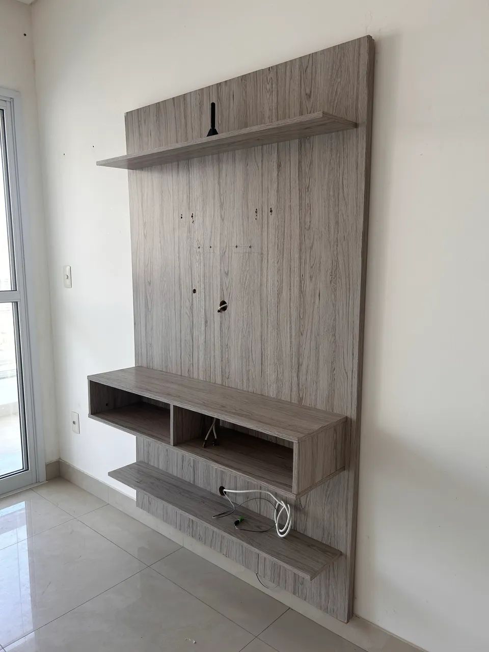 Rack cinza de MDF em ótimo estado  - Foto 2