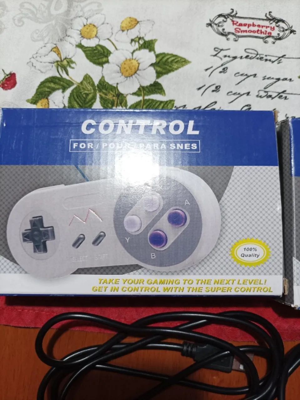 2 Joystick Super Nintendo USB Novíssimo - Foto 5