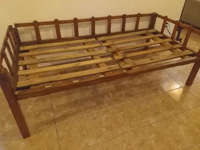 Cama de madeira boa - Foto 2