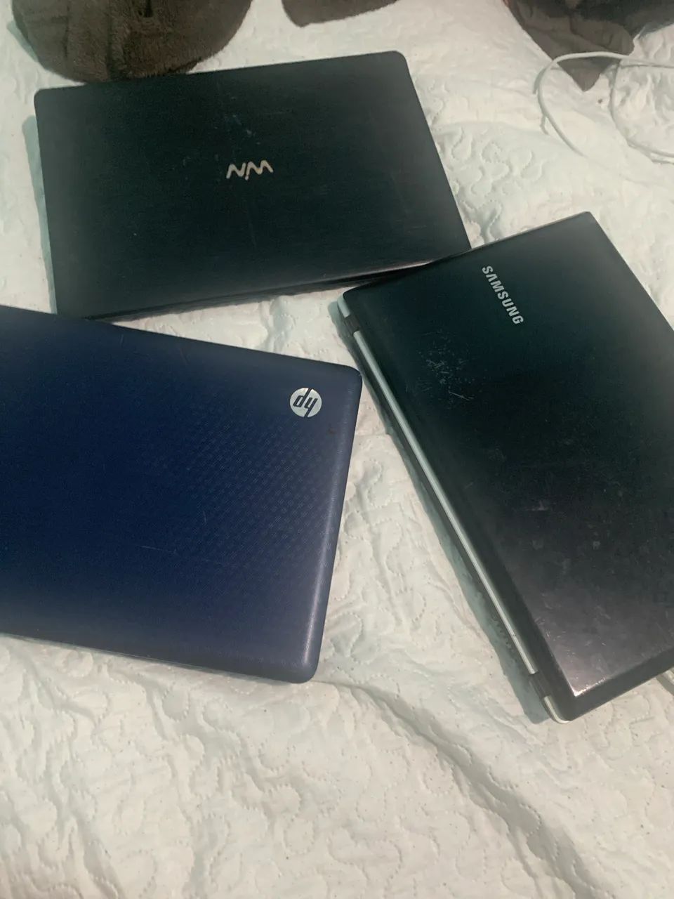 Vendo lote com 3 notebooks para conserto ou retirada de peças: Samsung hp e cce