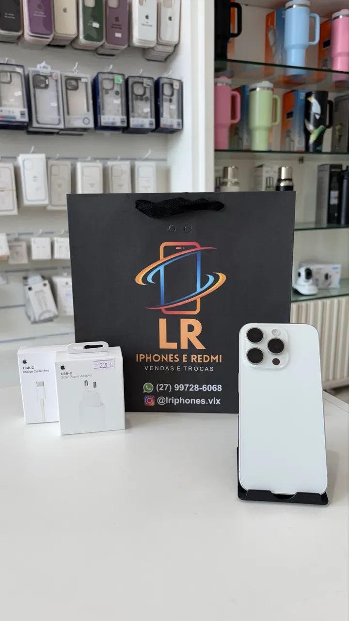 iPhone 15 pro 128GB branco 
