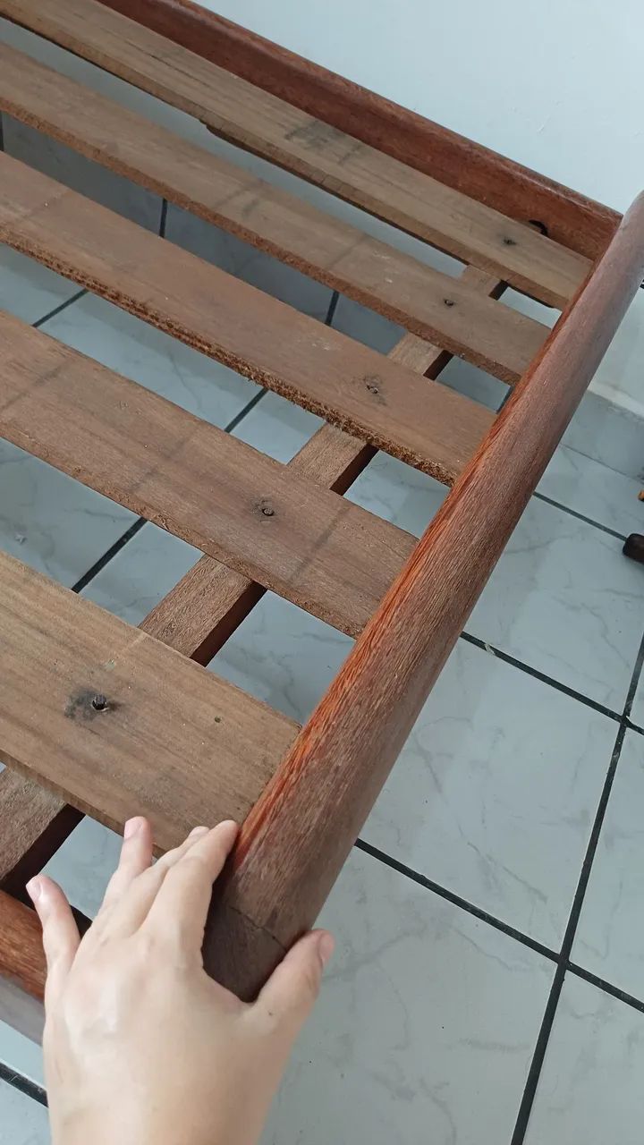 Cama solteiro madeira ROBUSTA  - Foto 4