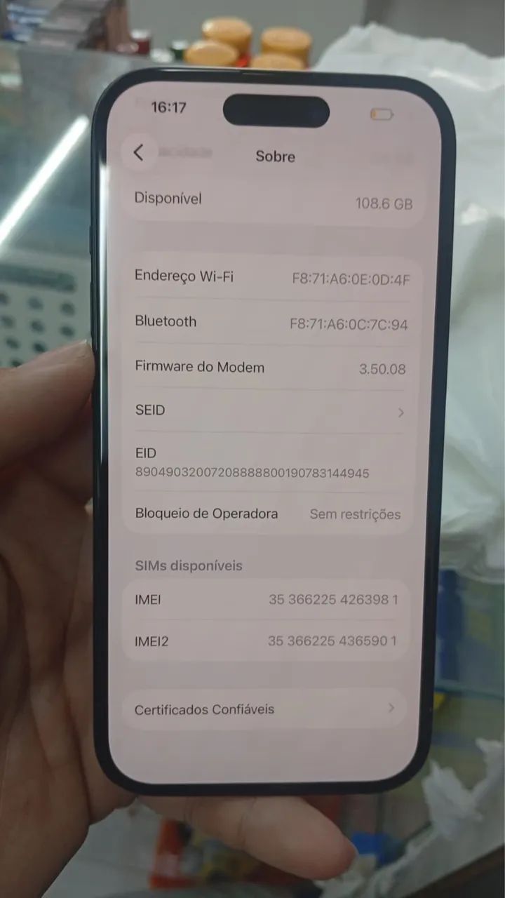 iPhone 15 bem conservado - Foto 3