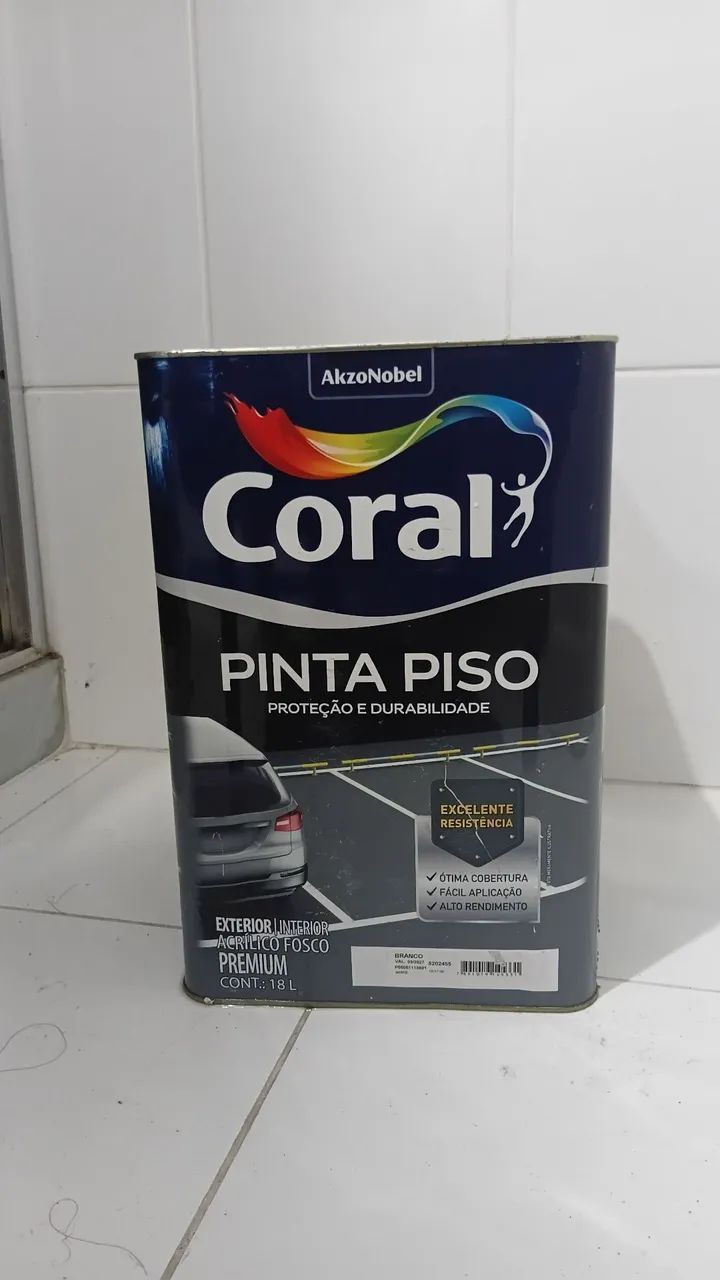 Tinta piso  Coral 18L (branco)