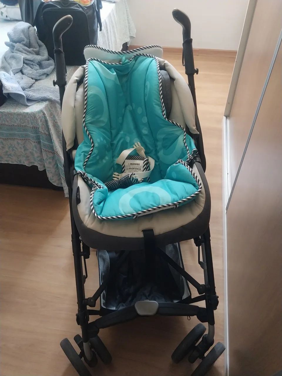 Carrinho de bebê e bebê conforto, usado. - Foto 5