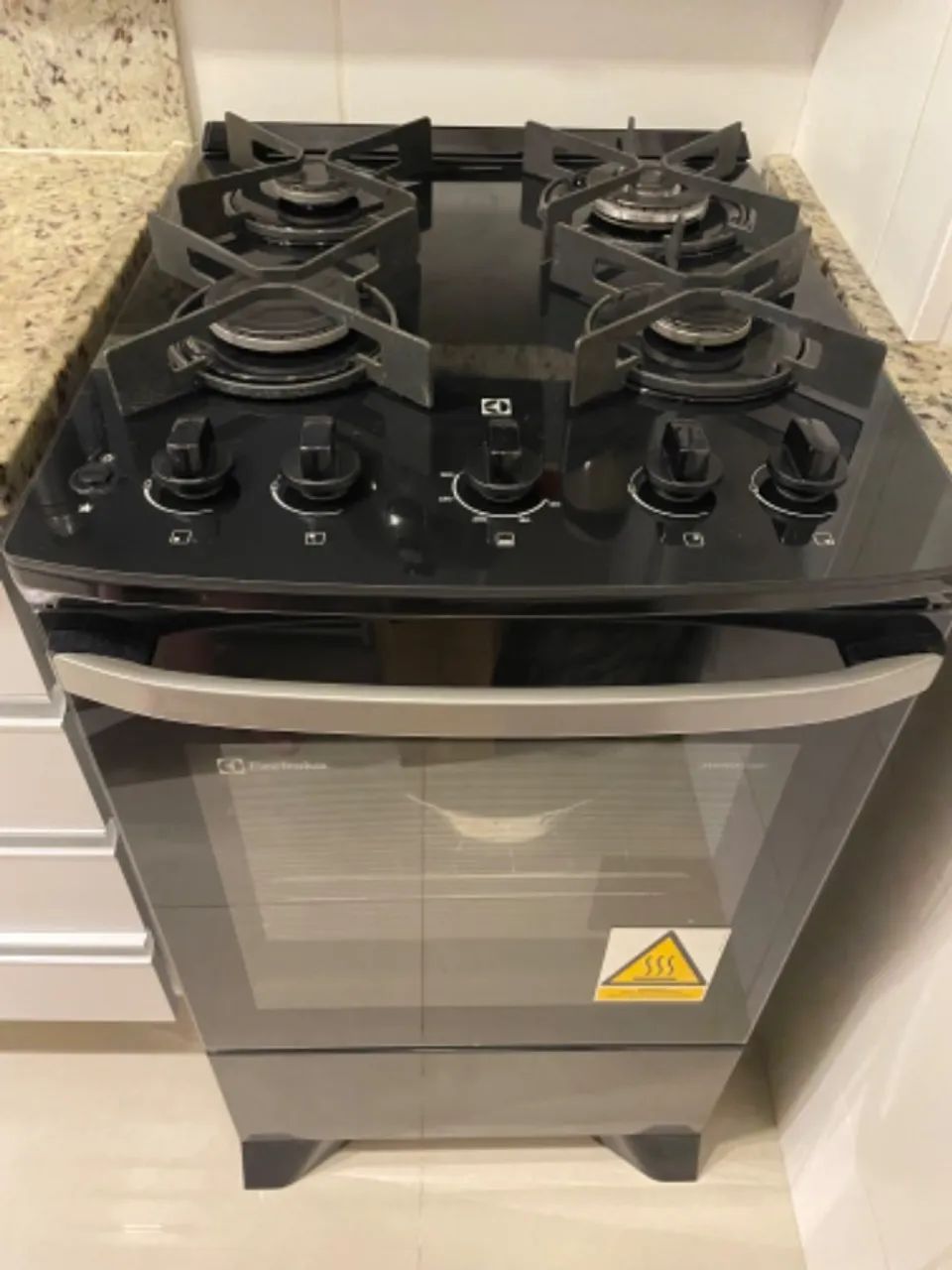 Fogão Electrolux 4 bocas Efficient FE4GP com Mesa de Vidro - Fogões e ...