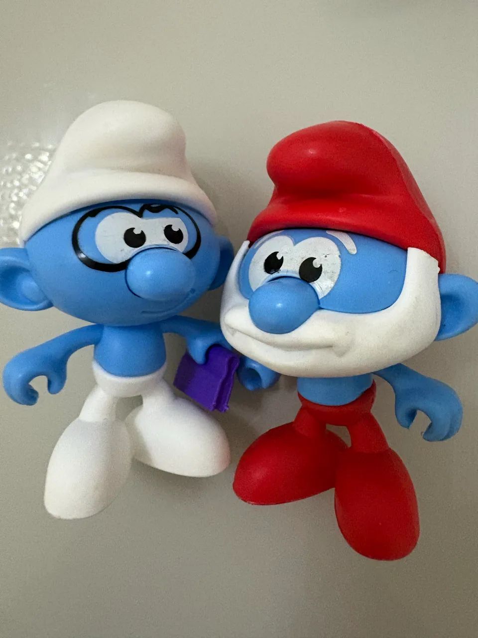 Bonecos smurfs miniaturas bk