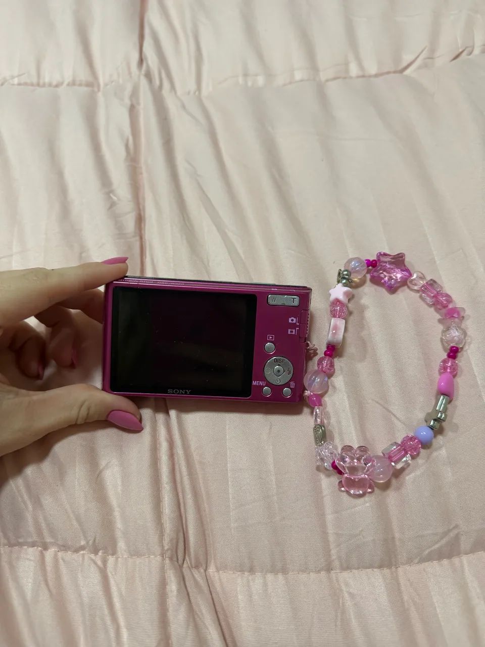 Sony cybershot rosa câmera - Foto 2