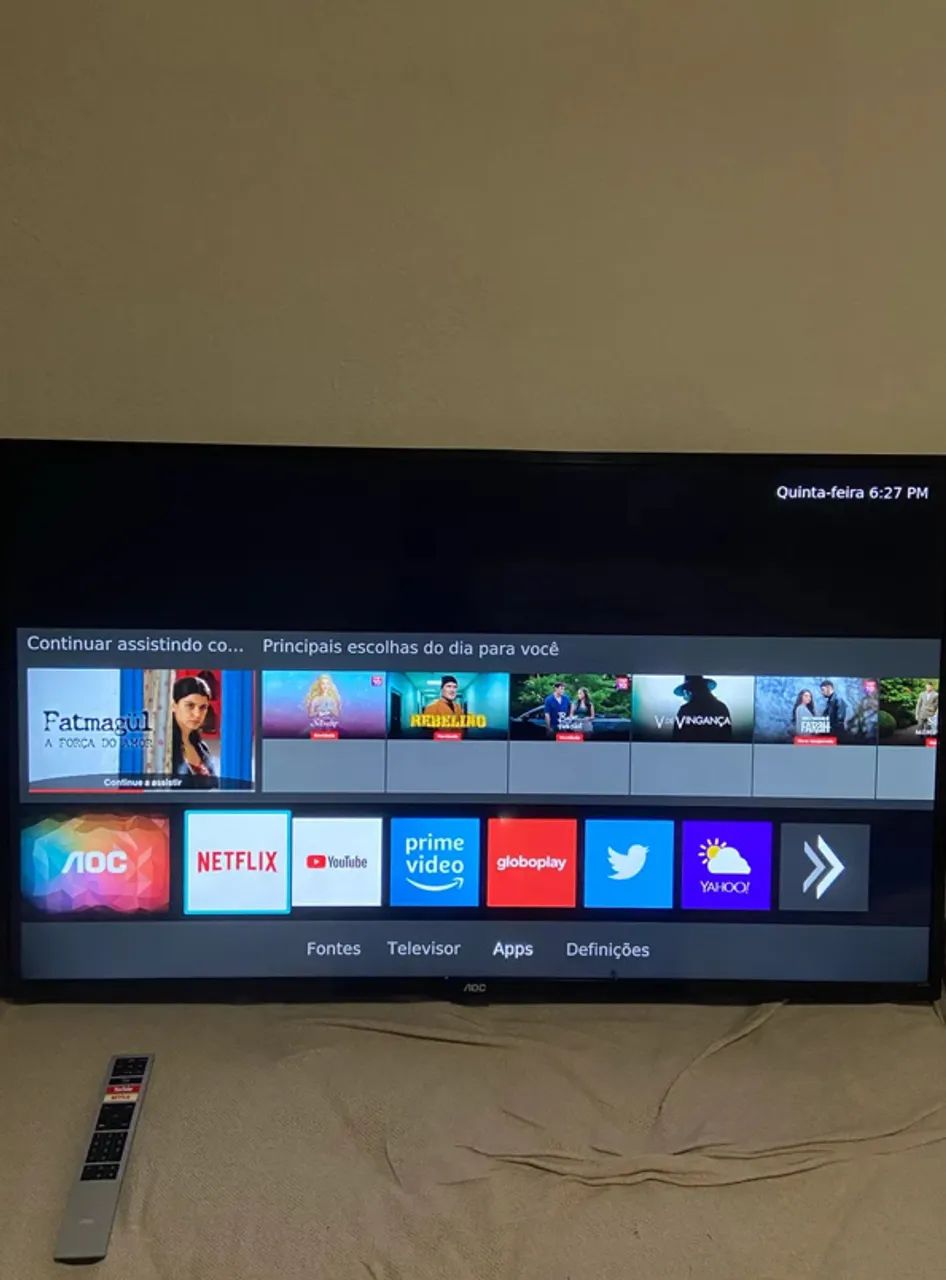 Smart Tv Aoc 43 polegadas! 