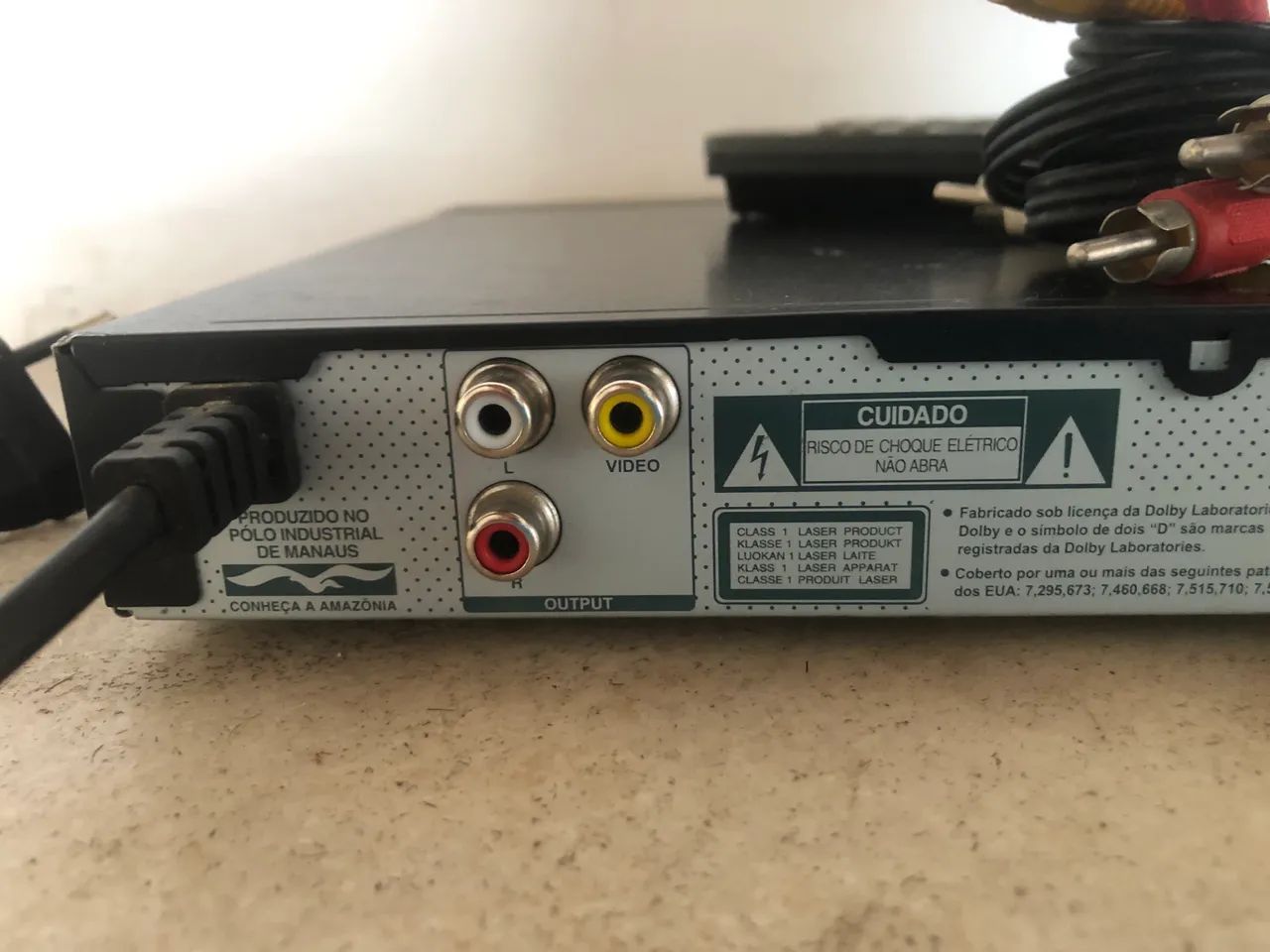 Vendo dvd lg com controle remoto e USB funcionando perfeitamente  - Foto 4