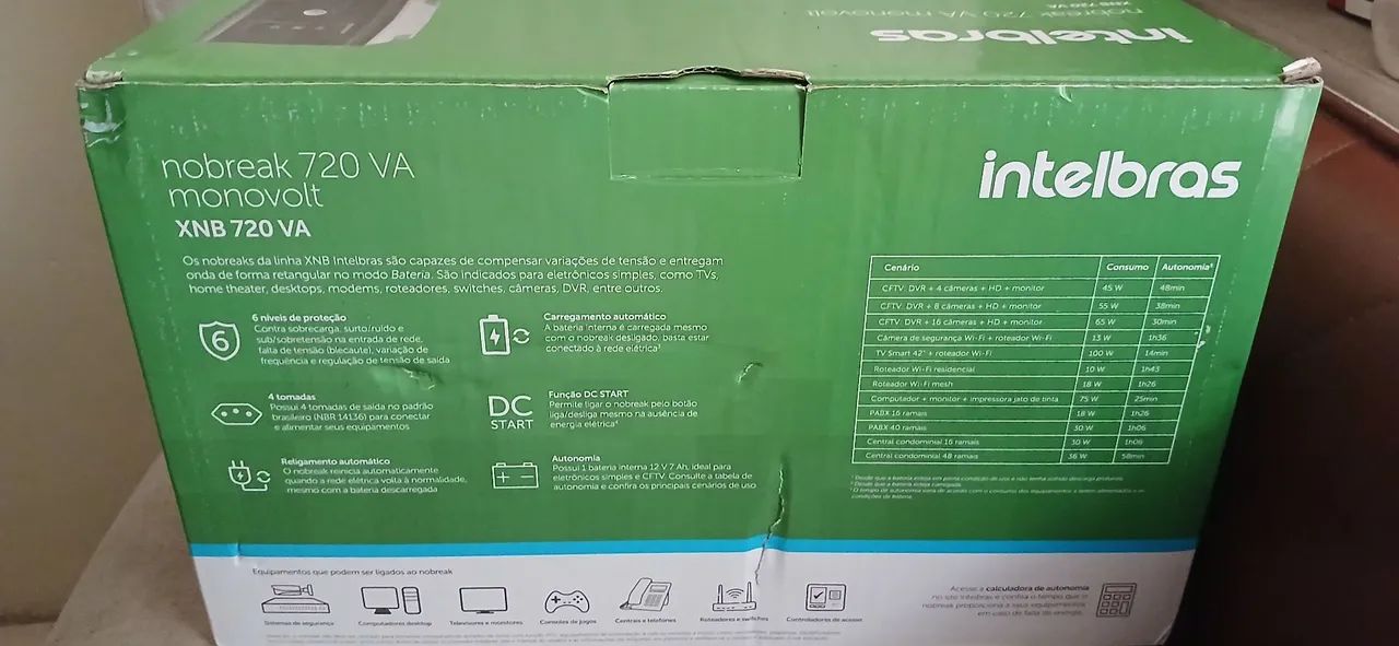 No-break Intelbras 720va mono - Foto 3