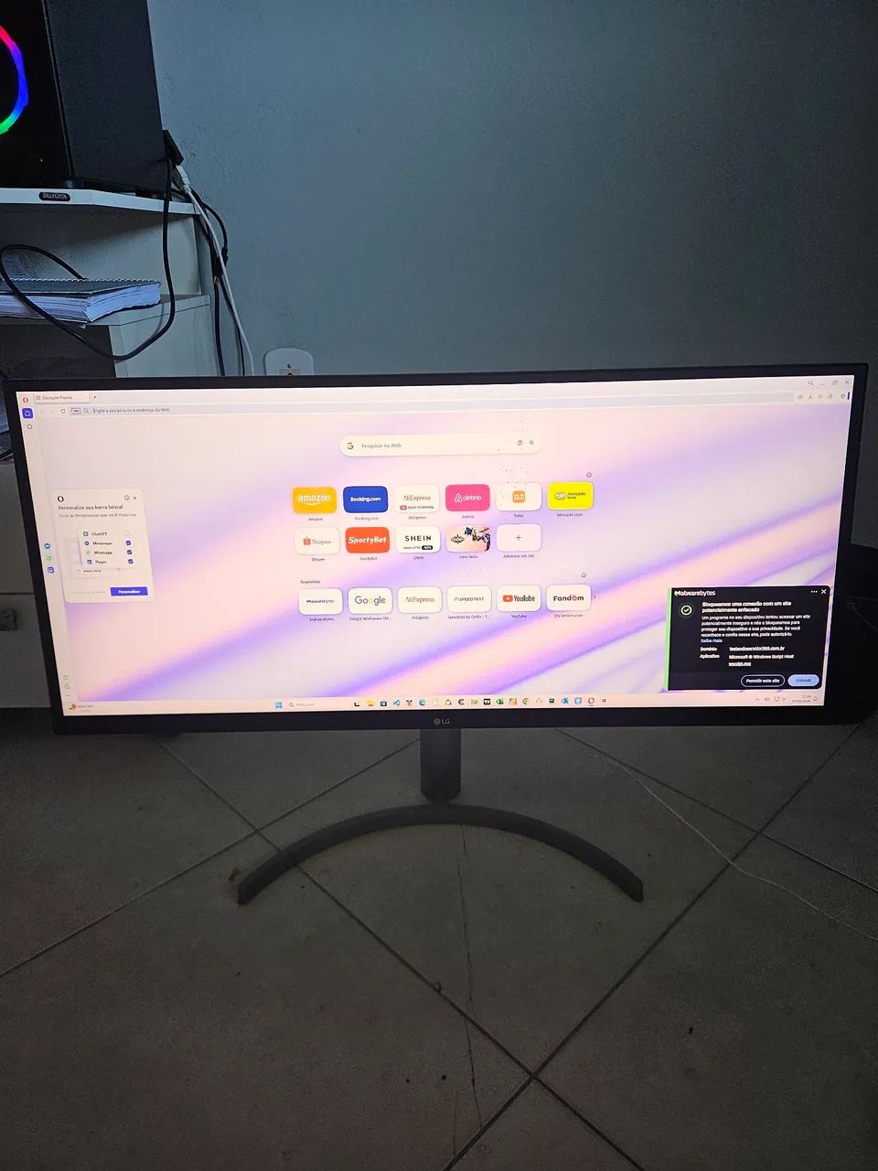 Vendo monitor LG 34 polegadas