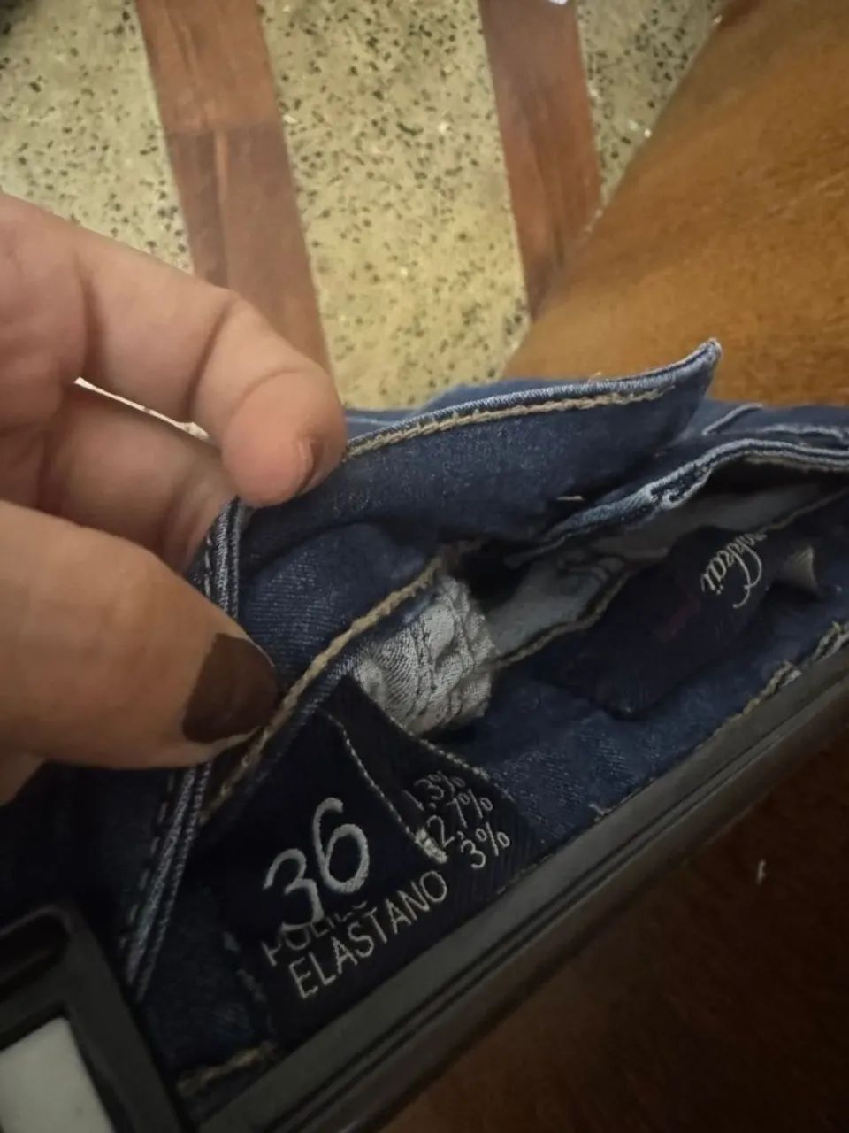 calça jeans feminina mokkai jeans 36 - Foto 2