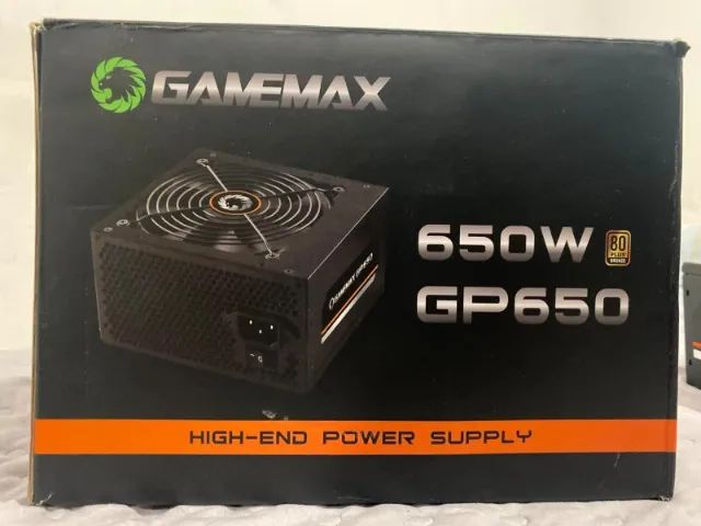 Fonte Gamer 650w 80 plus bronze